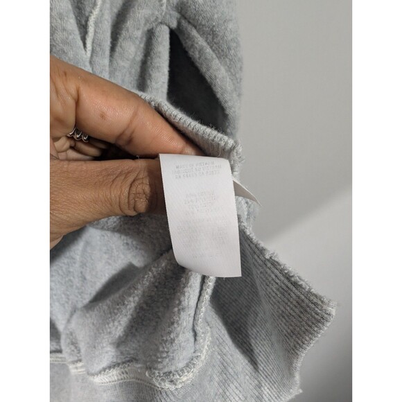 Aerie Womens Grey The Chill Cozy Graphic Crew Neck Sweatshirt Sz M Streetwear - Picture 7 of 10
